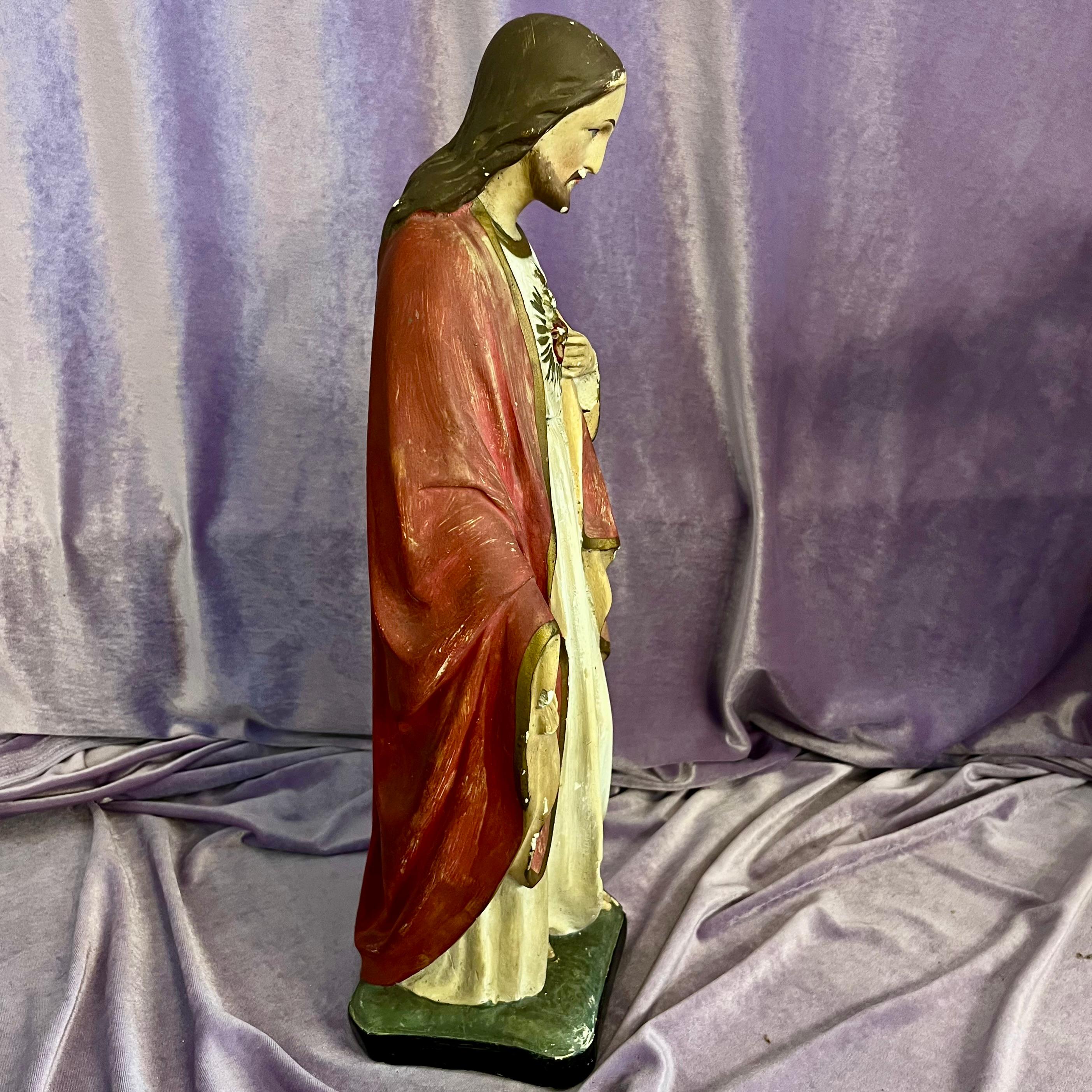 Hand-Painted Sacred Heart of Jesus