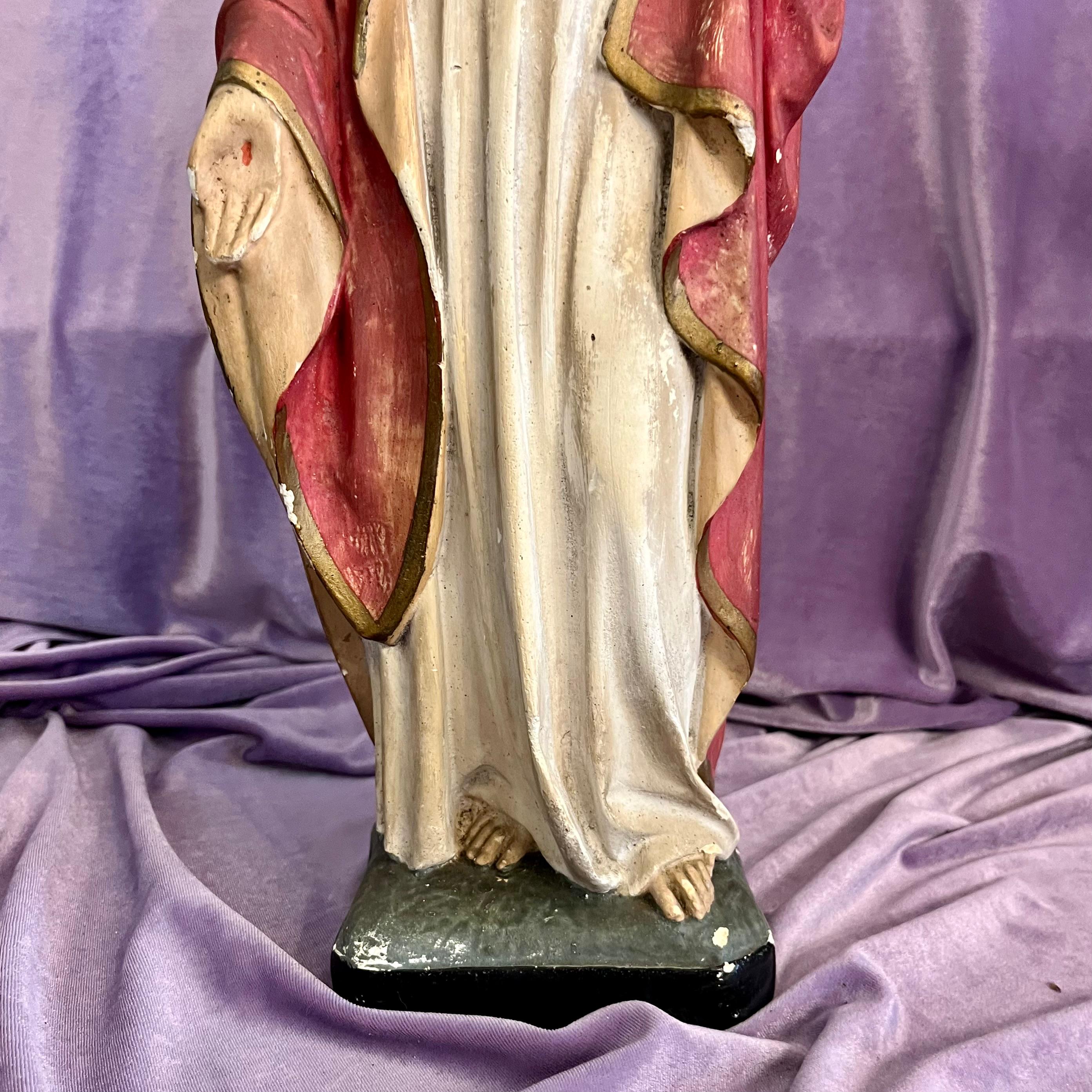 Hand-Painted Sacred Heart of Jesus