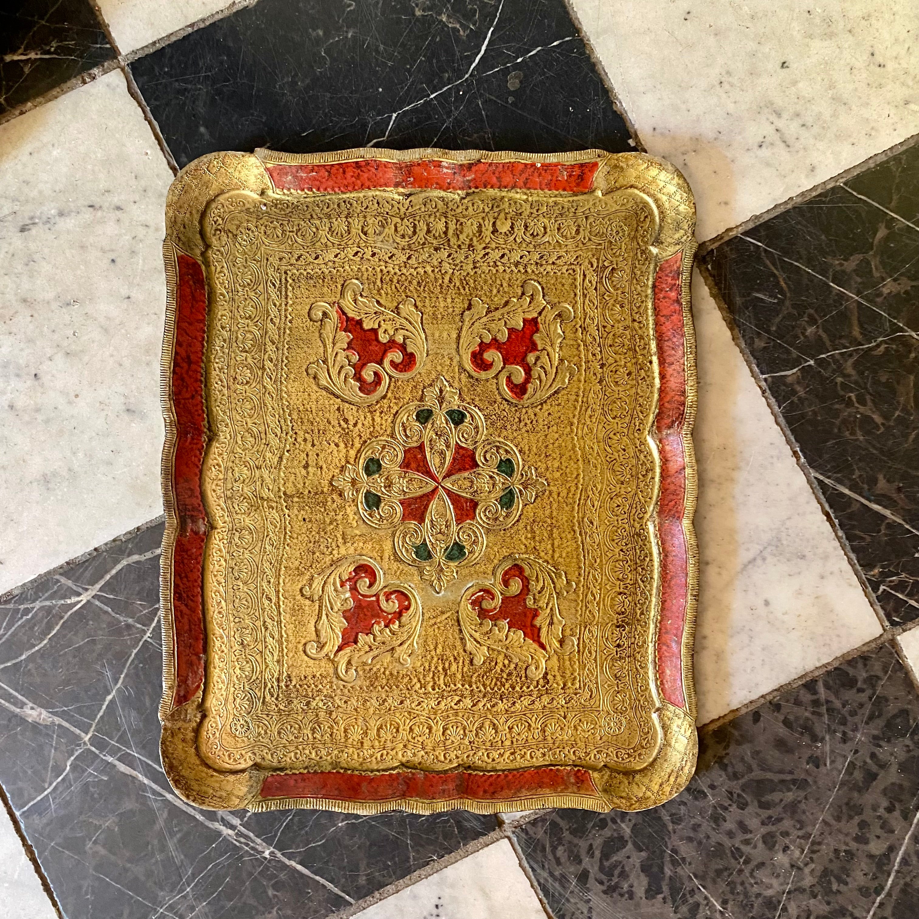 Assorted Antique Wood Carved Trays