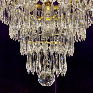 Small Waterfall Chandelier - SOLD