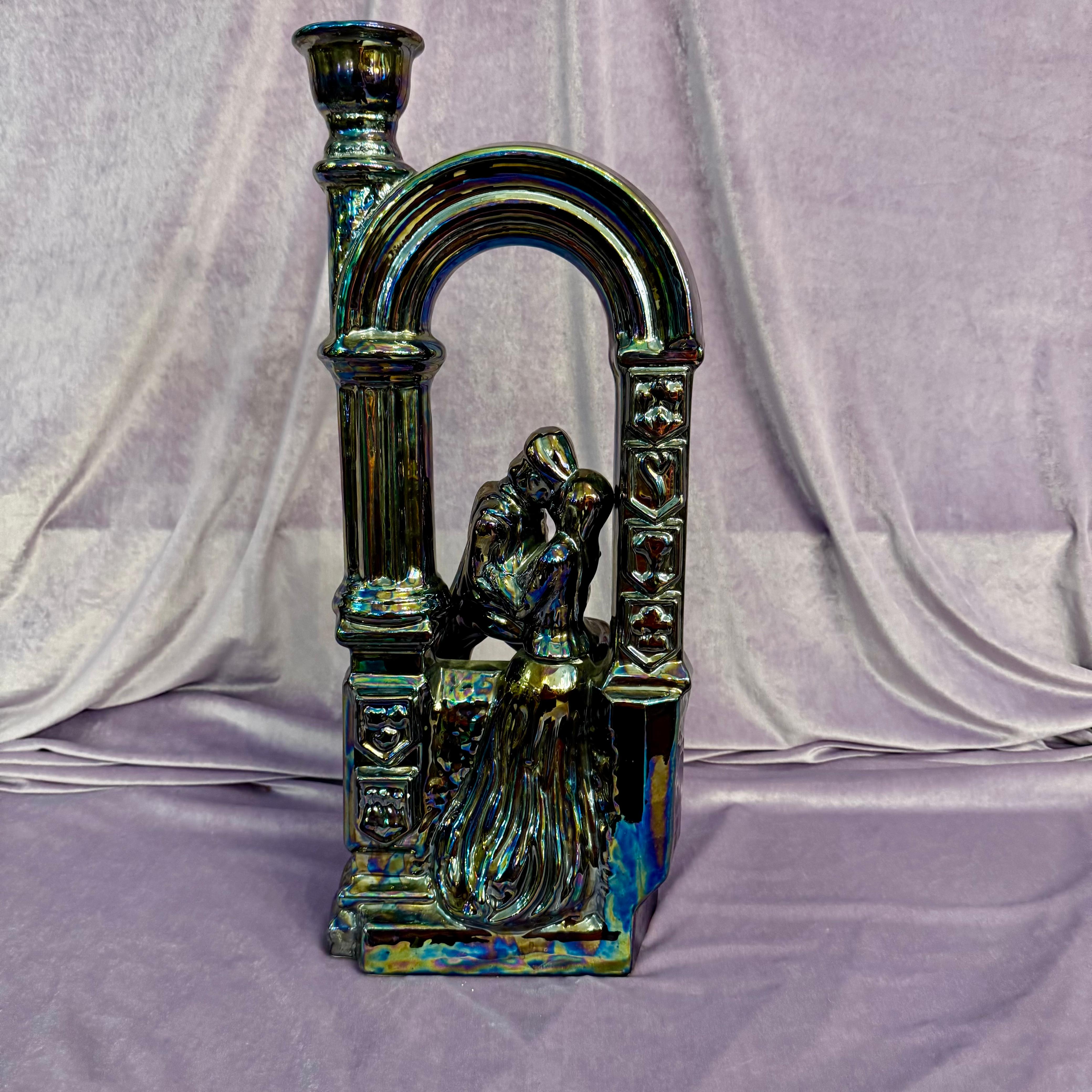 Vintage Italian Ceramic Figural Candle Holder