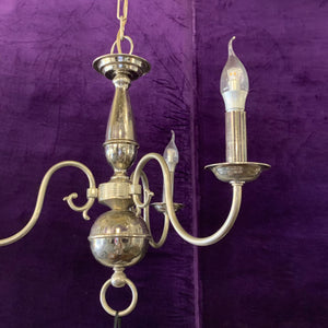 Antique Nickel Flemish Chandelier