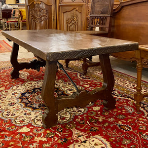 Large Antique Oak Coffee Table