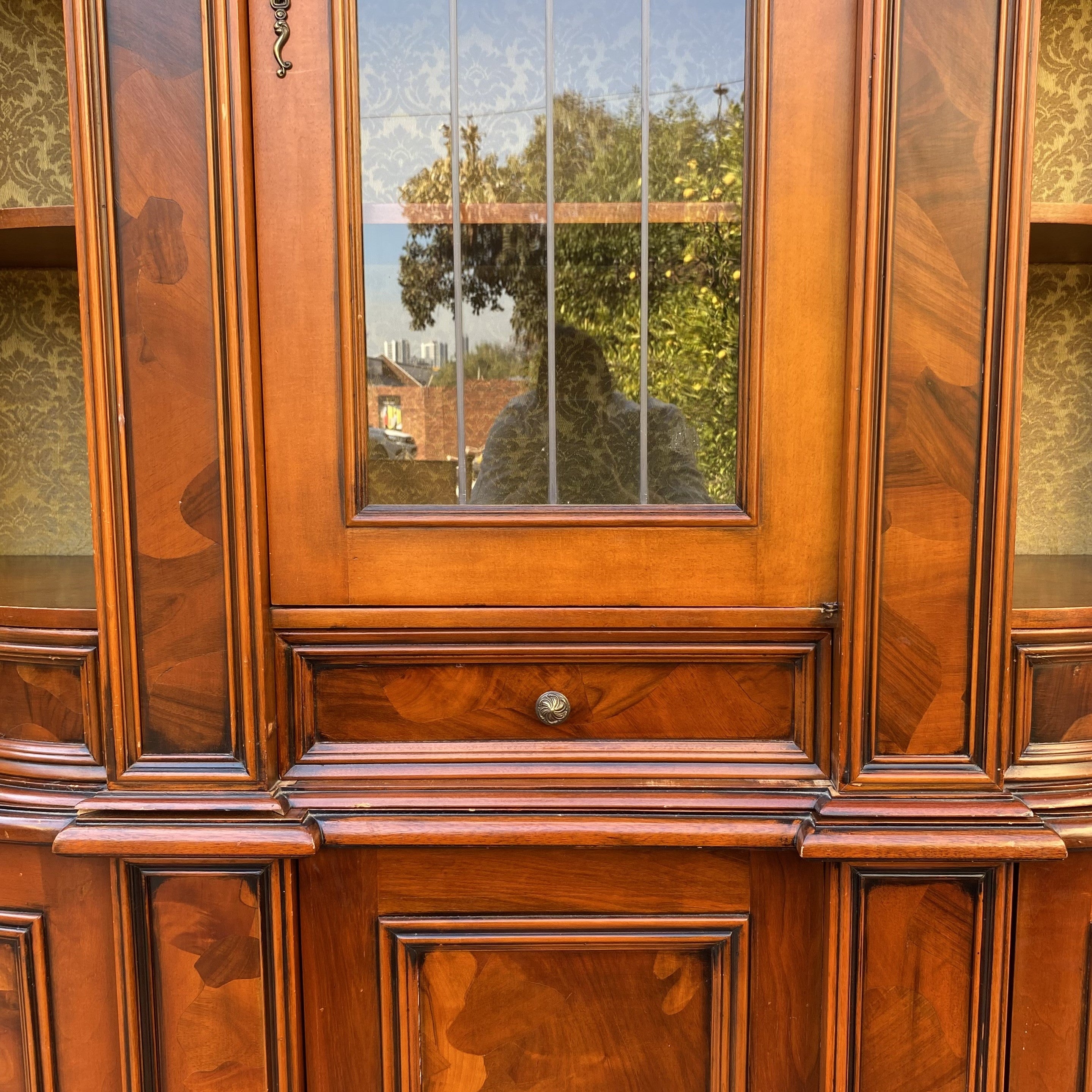 Amazing Antique Rosewood Cabinet Set