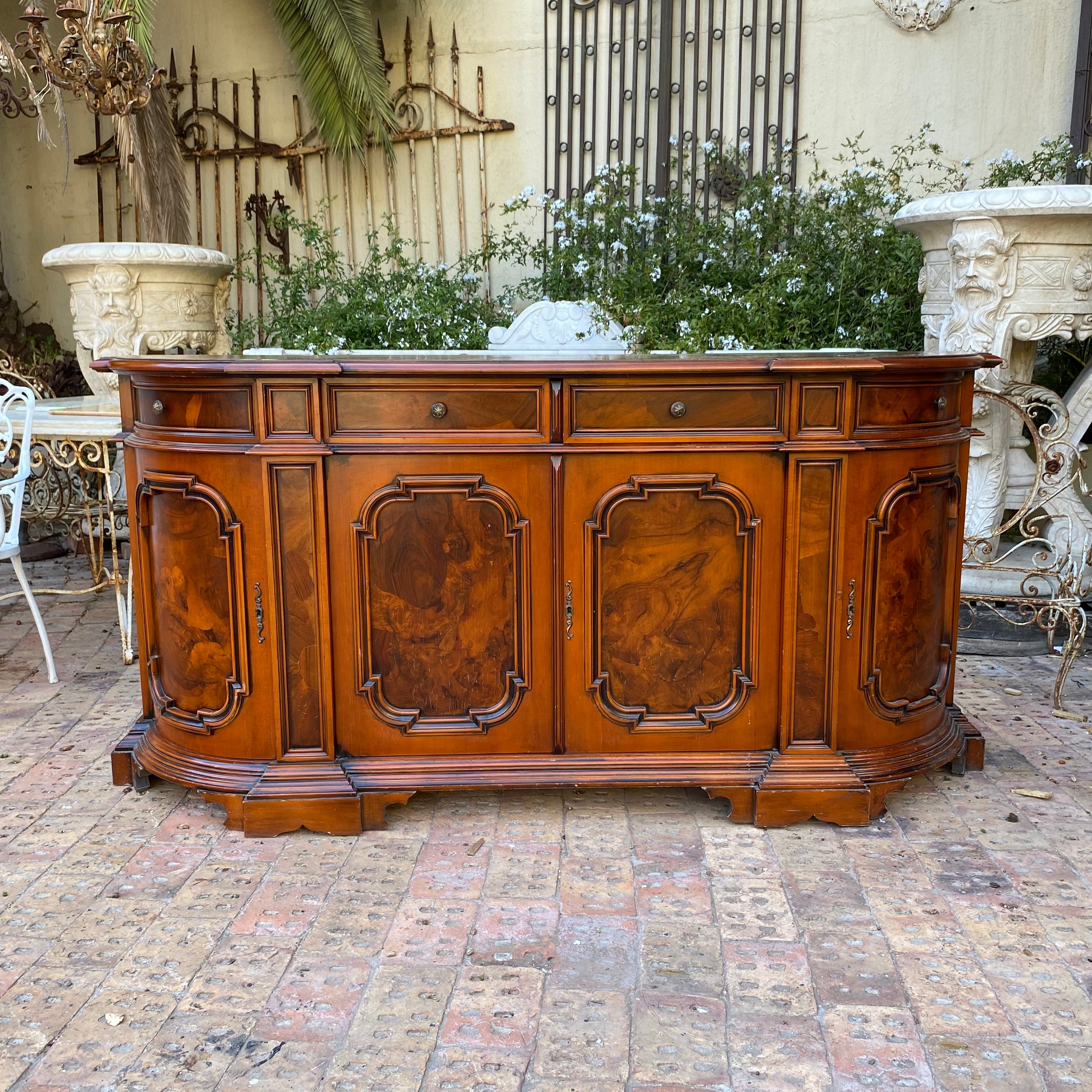 Amazing Antique Rosewood Cabinet Set