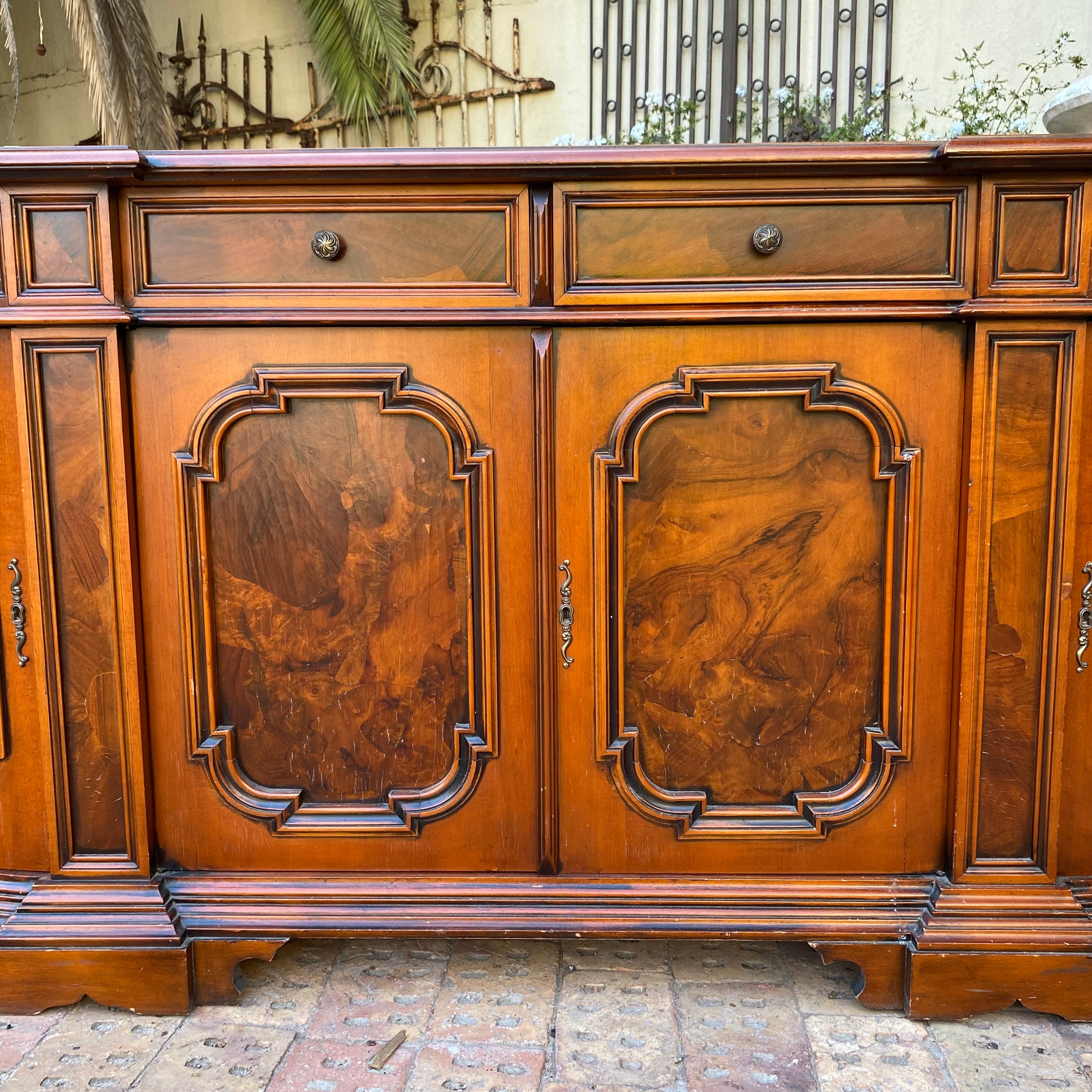 Amazing Antique Rosewood Cabinet Set