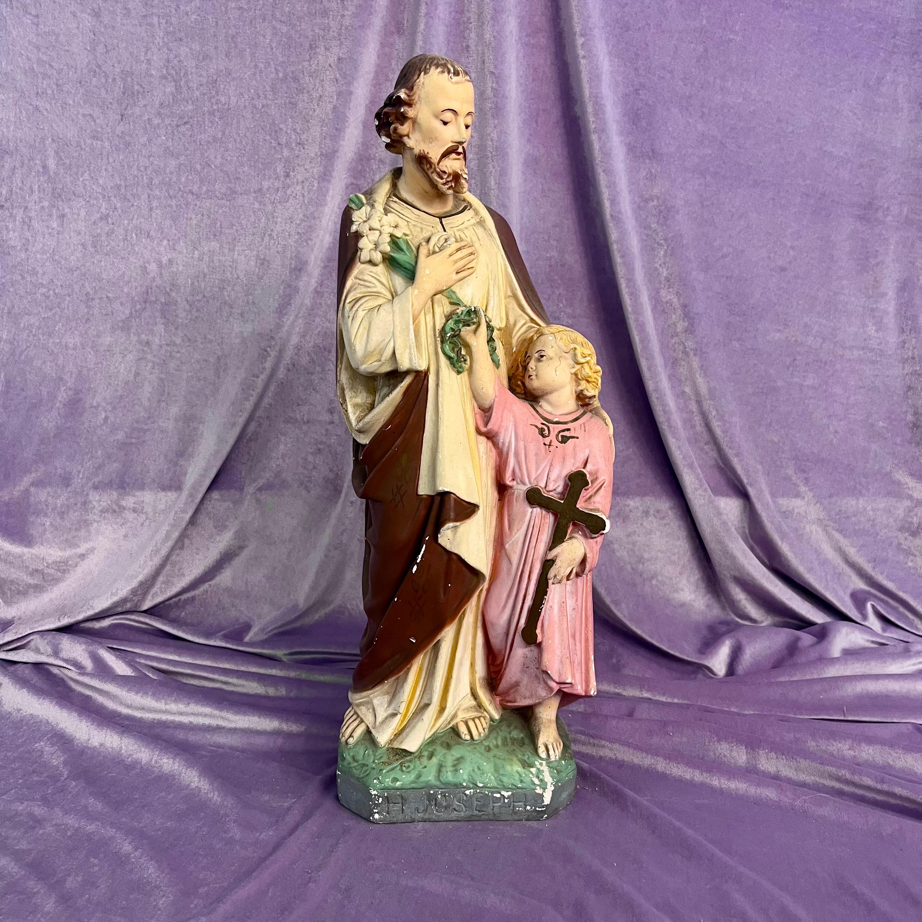 Statuette of Joseph and Baby Jesus
