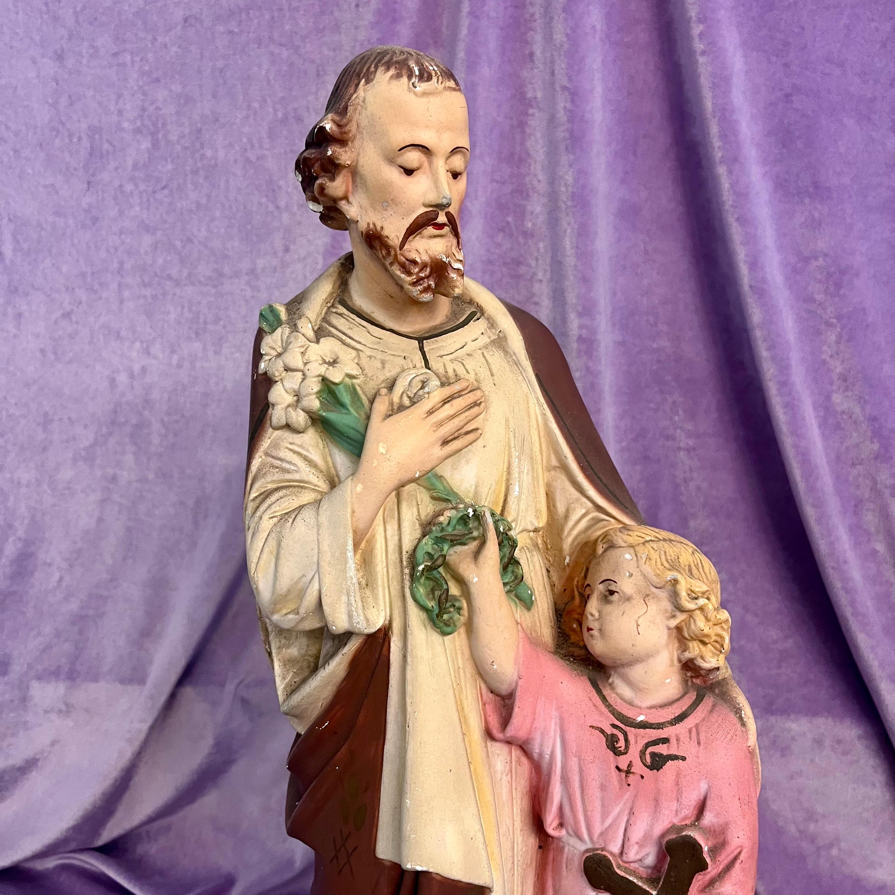 Statuette of Joseph and Baby Jesus