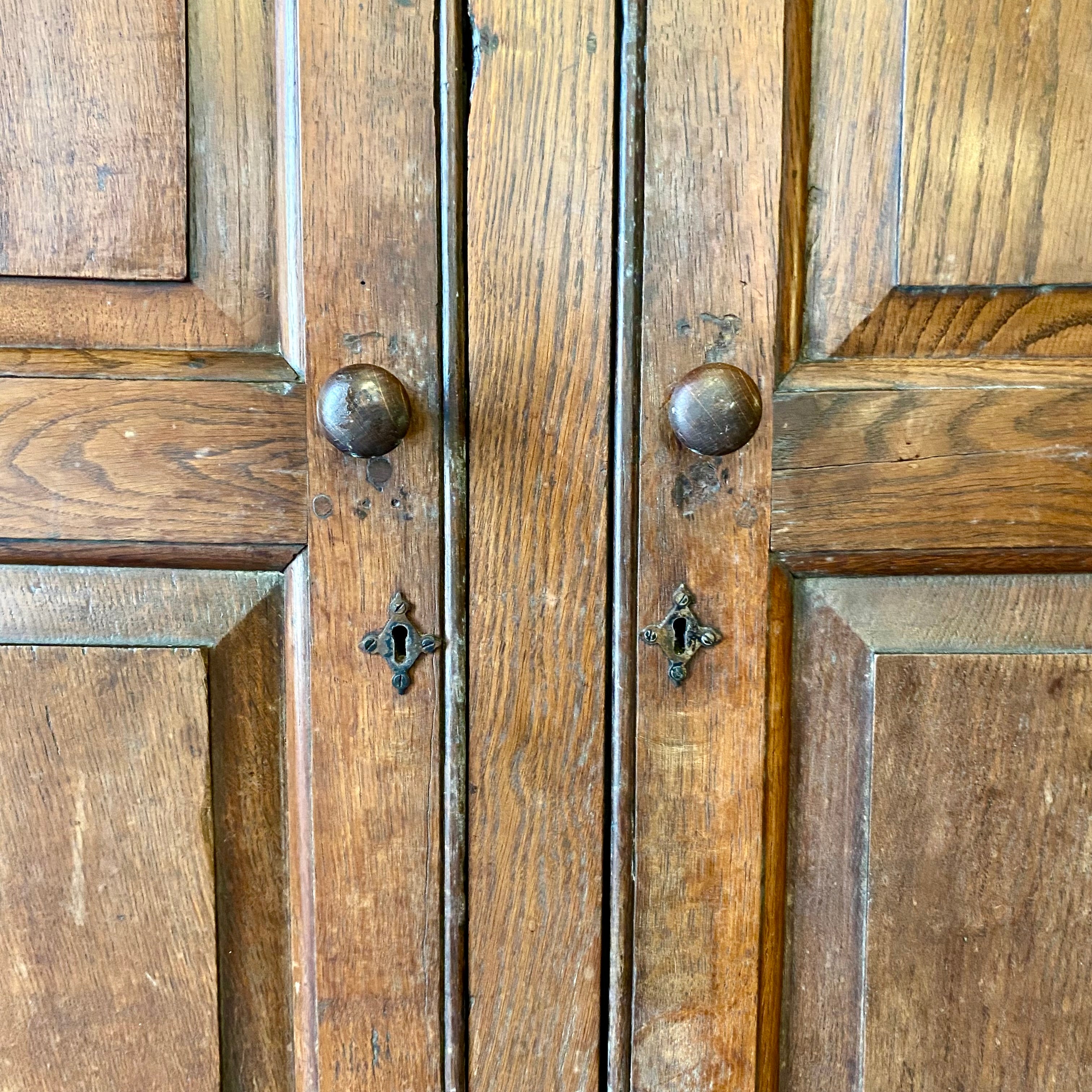 Large Antique Dutch Oak Cabinet