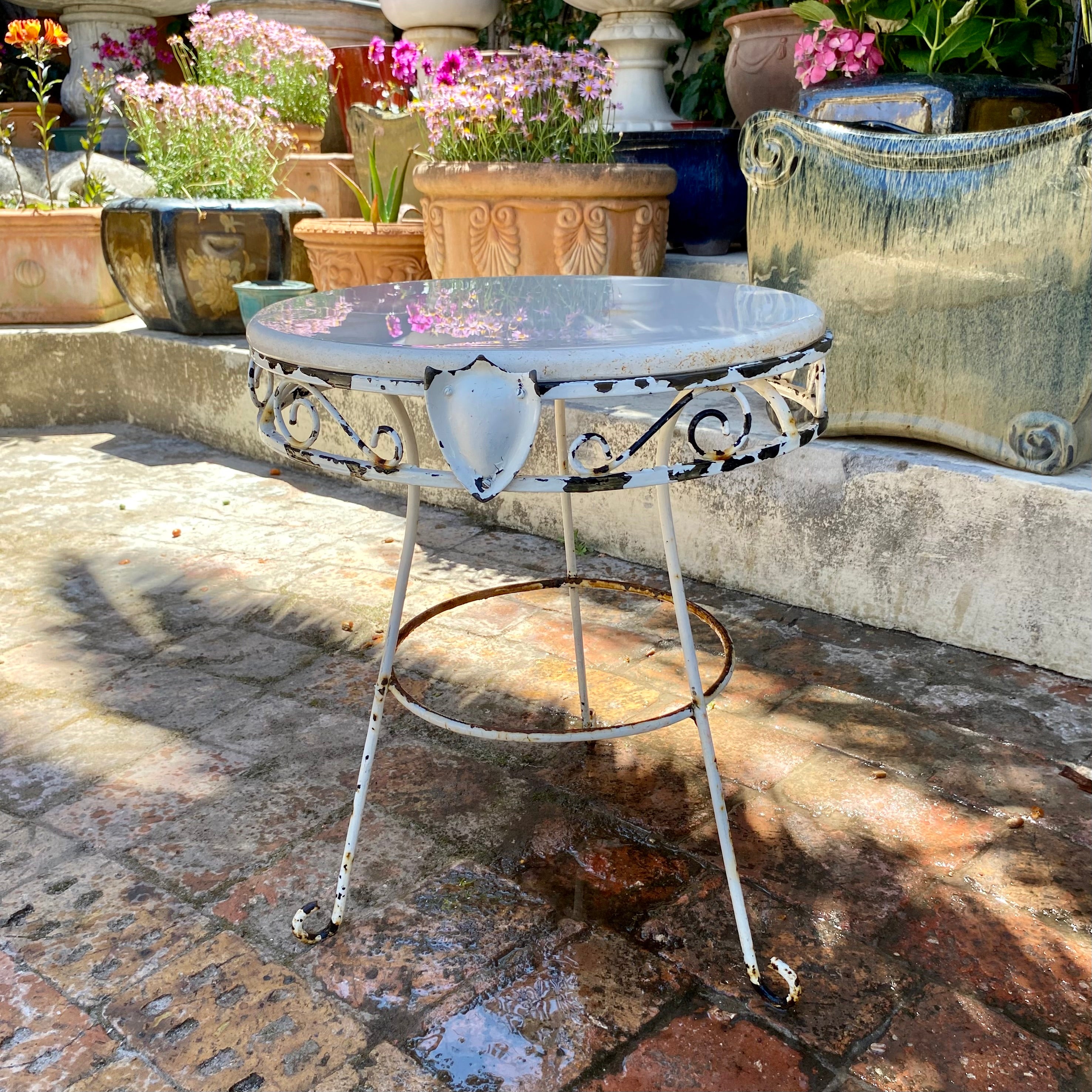 Small Wrought Iron Table