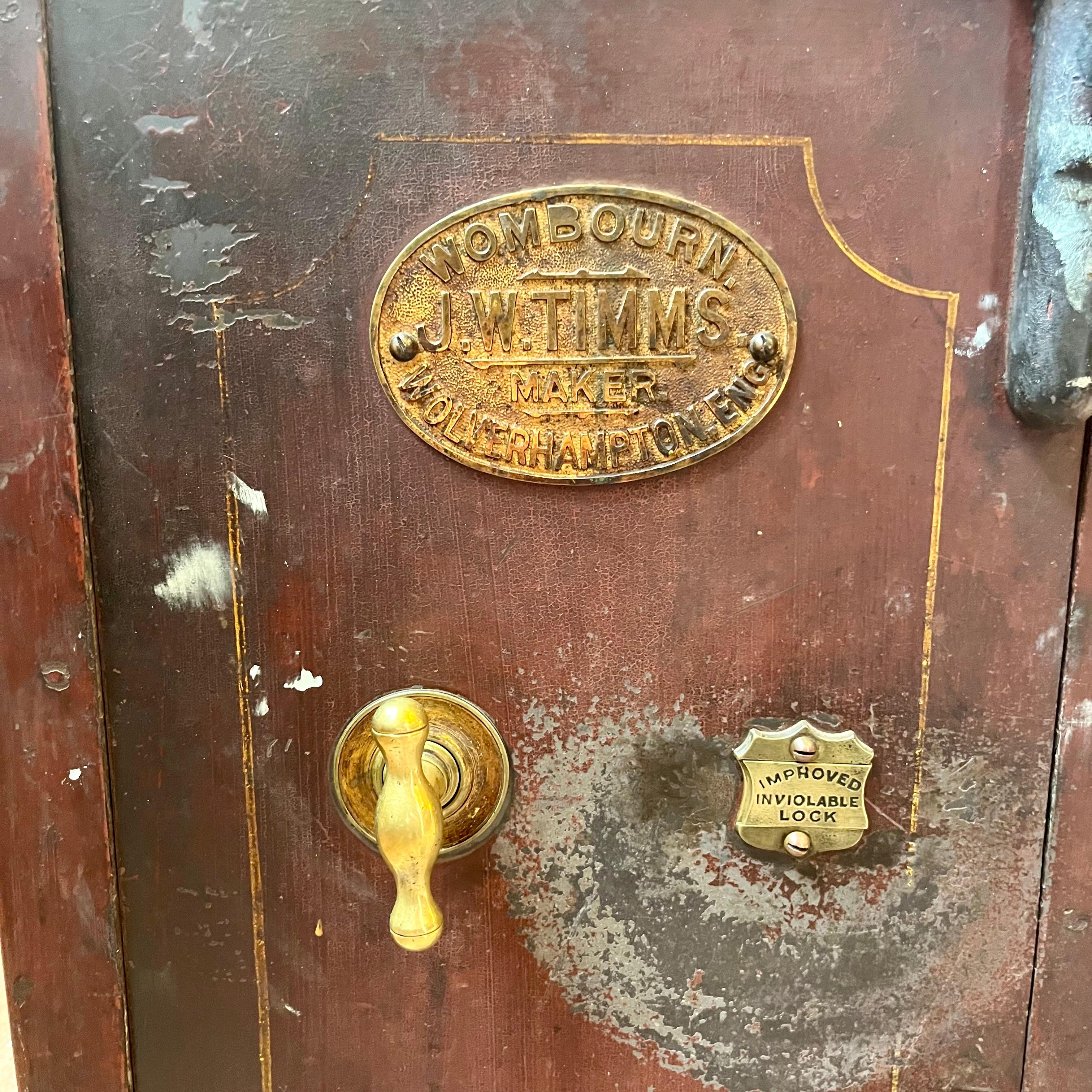 Antique J. W. Timms Wombourn Safe