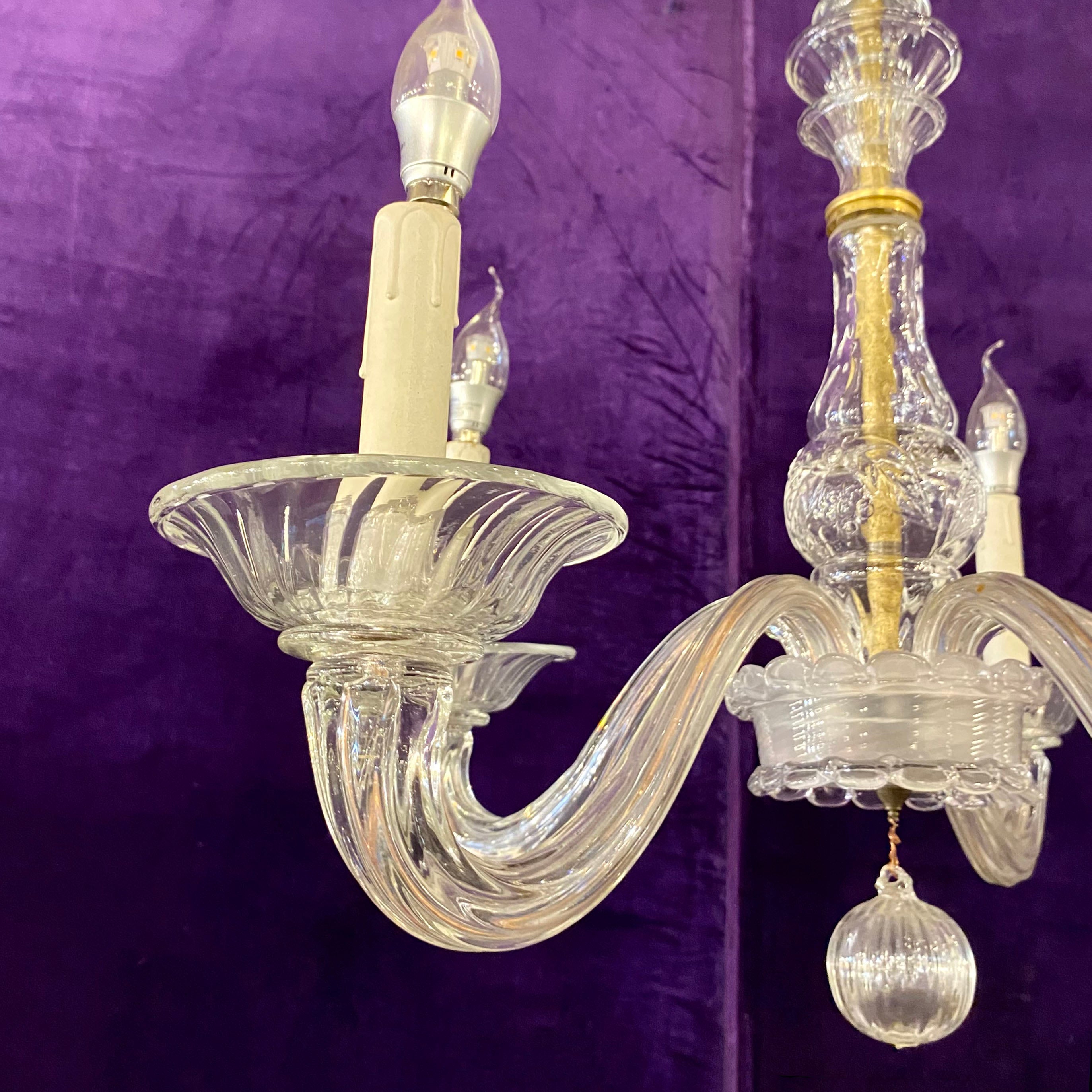 Delightful Vintage Murano Chandelier