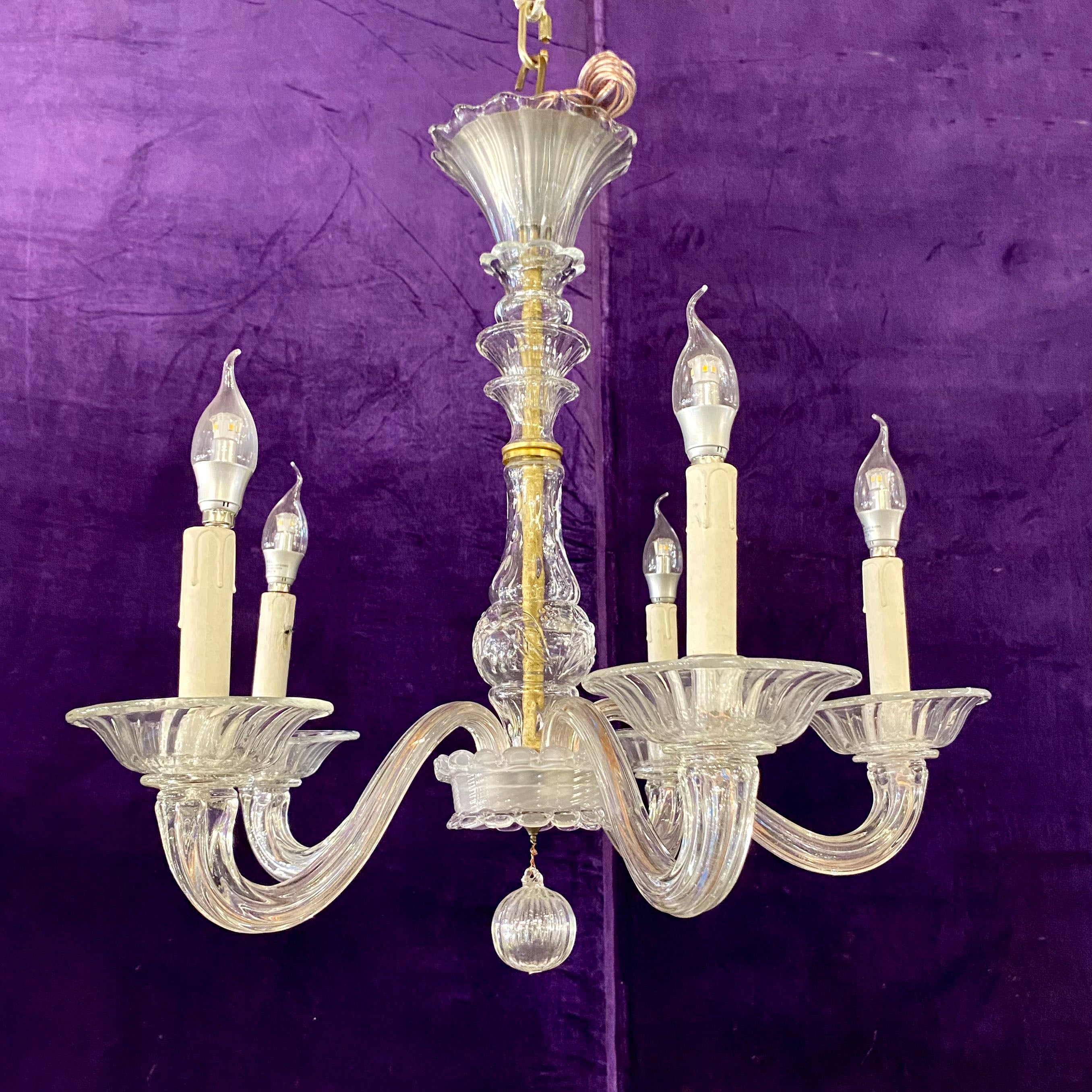 Delightful Vintage Murano Chandelier