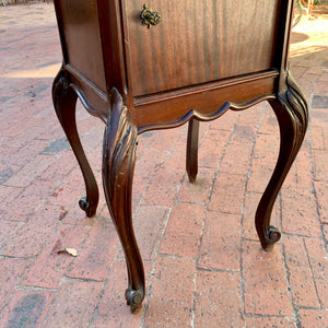 Antique Pedestal with Cabriole Legs