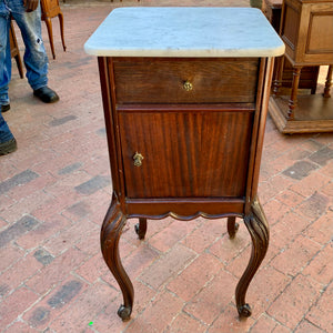 Antique Pedestal with Cabriole Legs