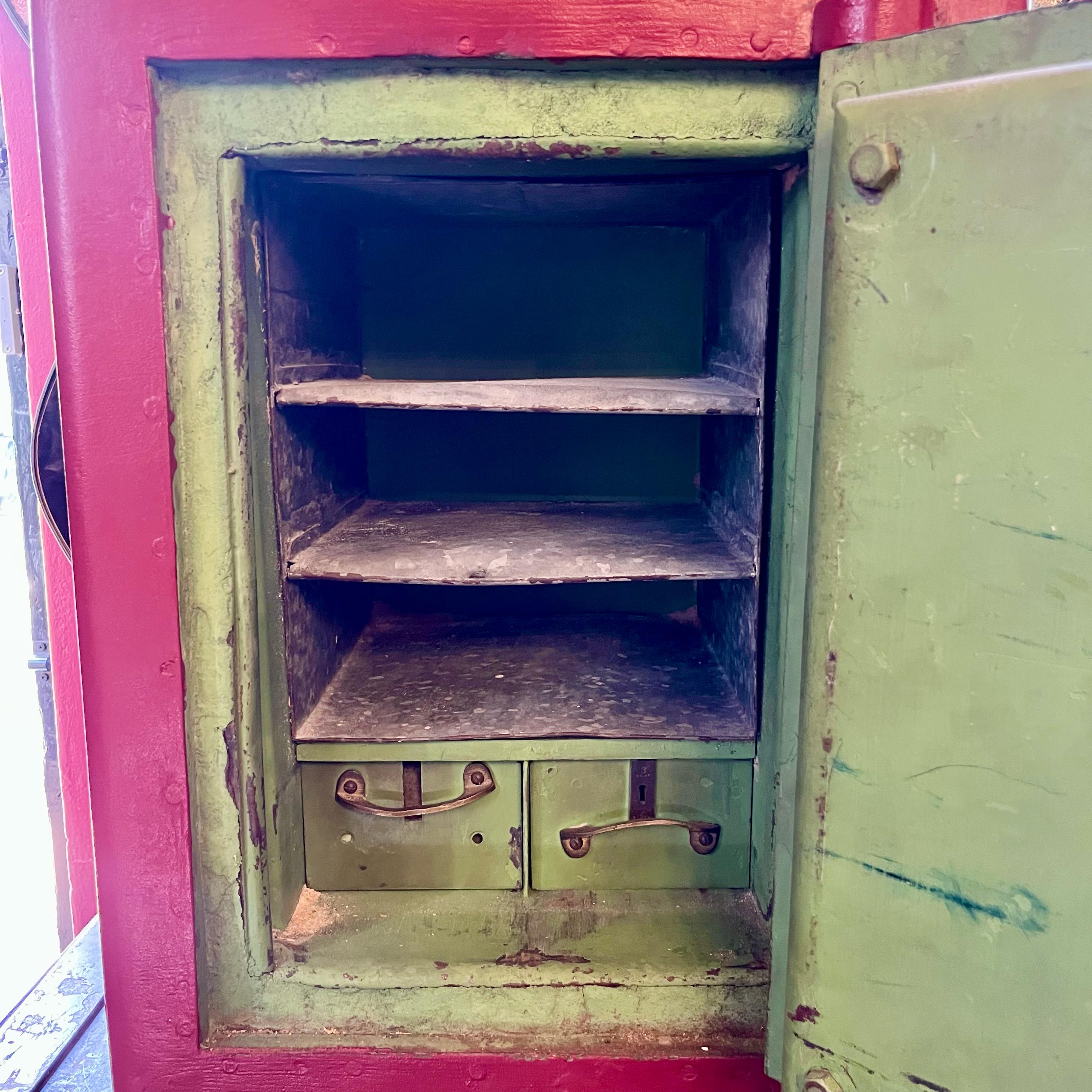 Funky Vintage Red Defiance Safe
