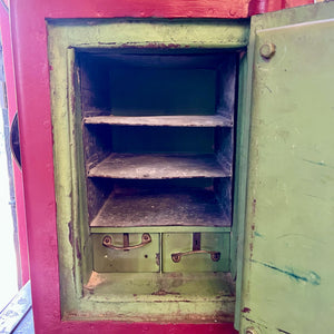 Funky Vintage Red Defiance Safe