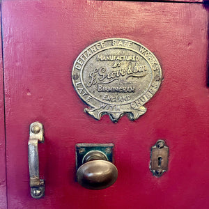 Funky Vintage Red Defiance Safe