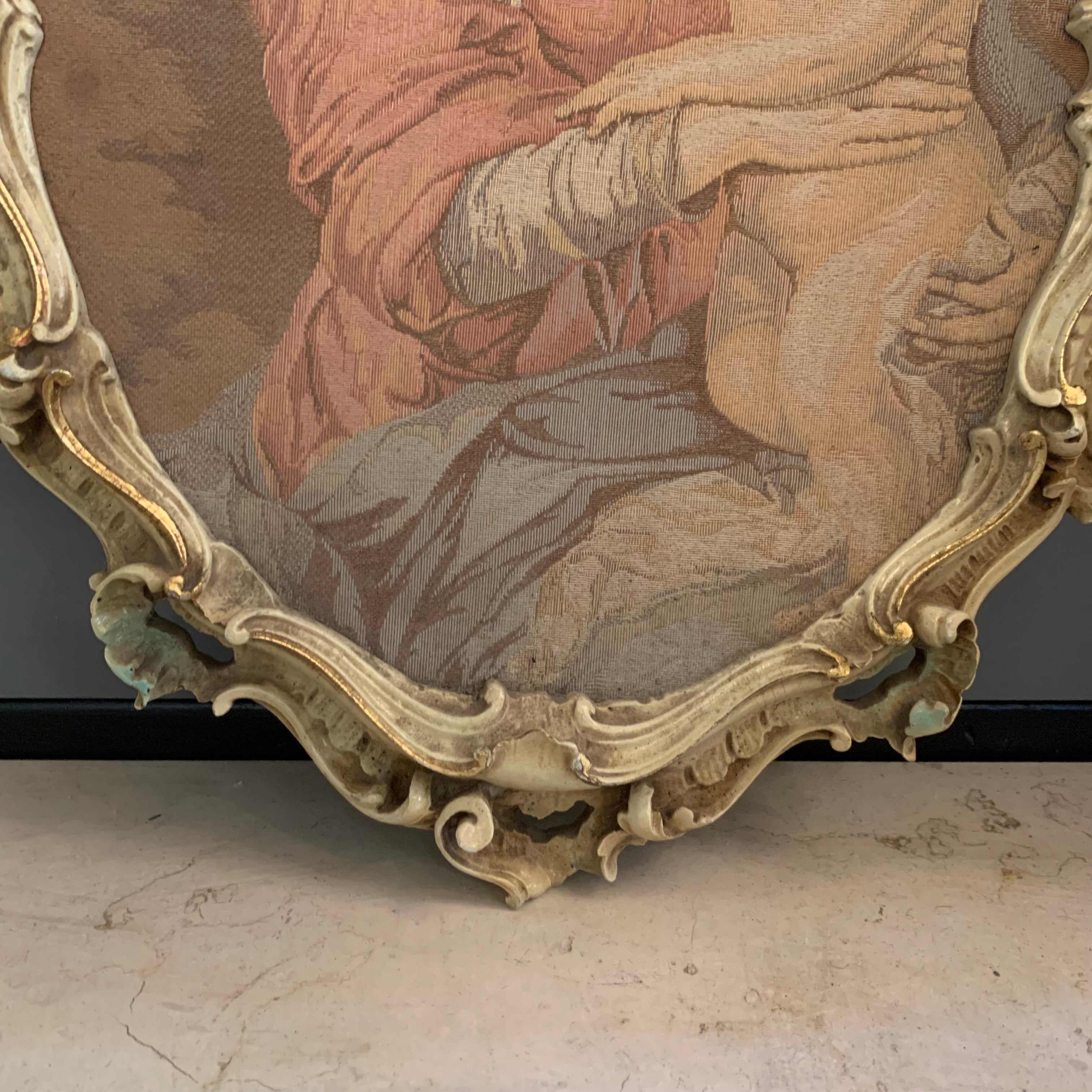 Italian Framed Portrait of Mother and Child