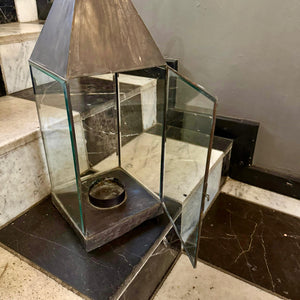 Vintage Patina Table Lantern