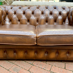 Stylish Brown Chesterfield Sofa