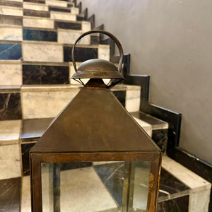 Large Decor Patina Lantern