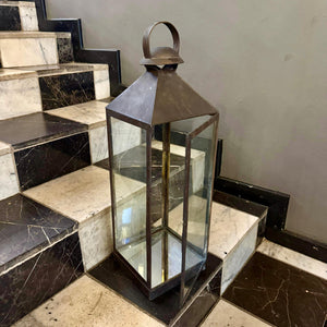 Large Decor Patina Lantern