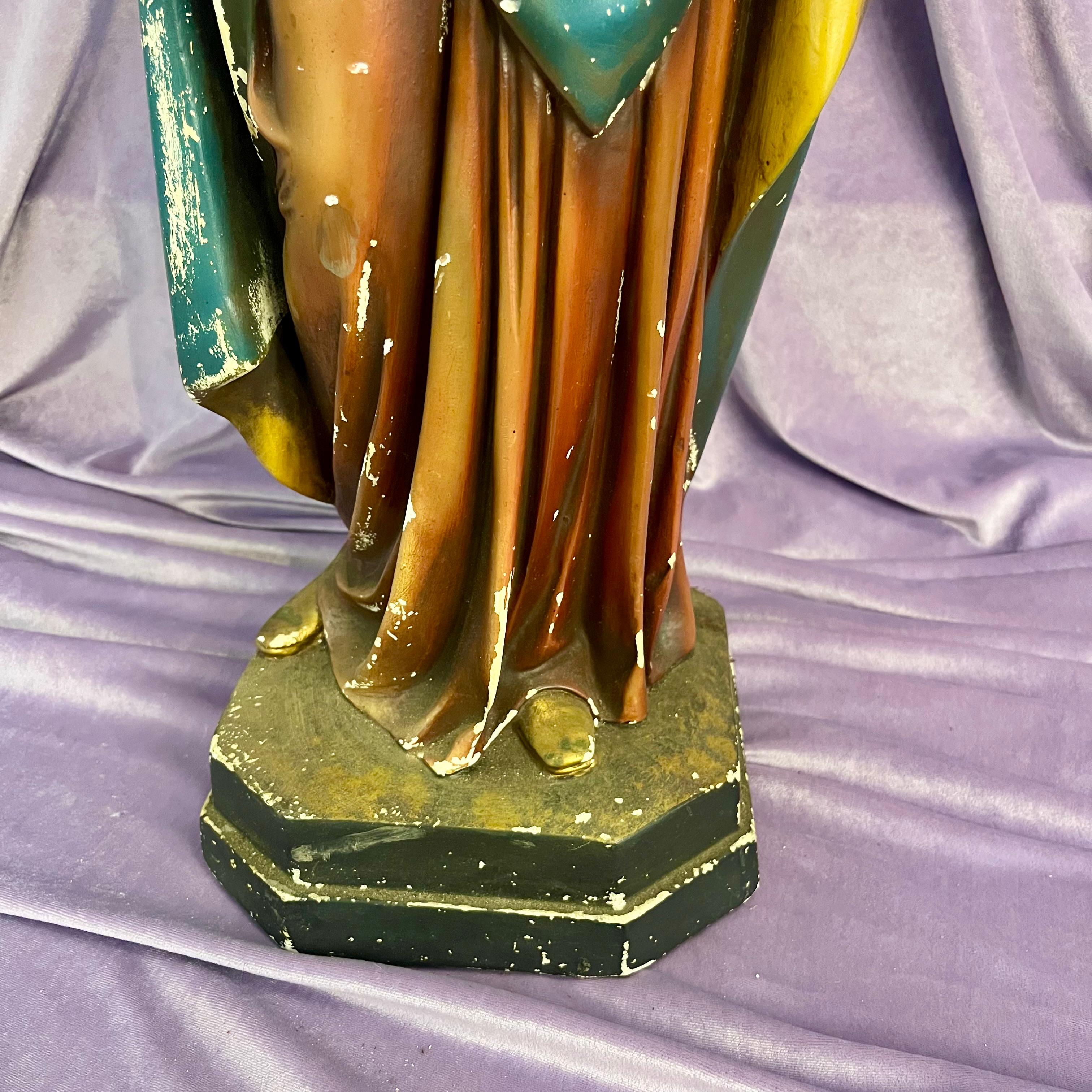 Antique Statuette of Madonna and Child - SOLD