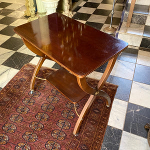 Vintage Dark Wood Server Trolley -SOLD