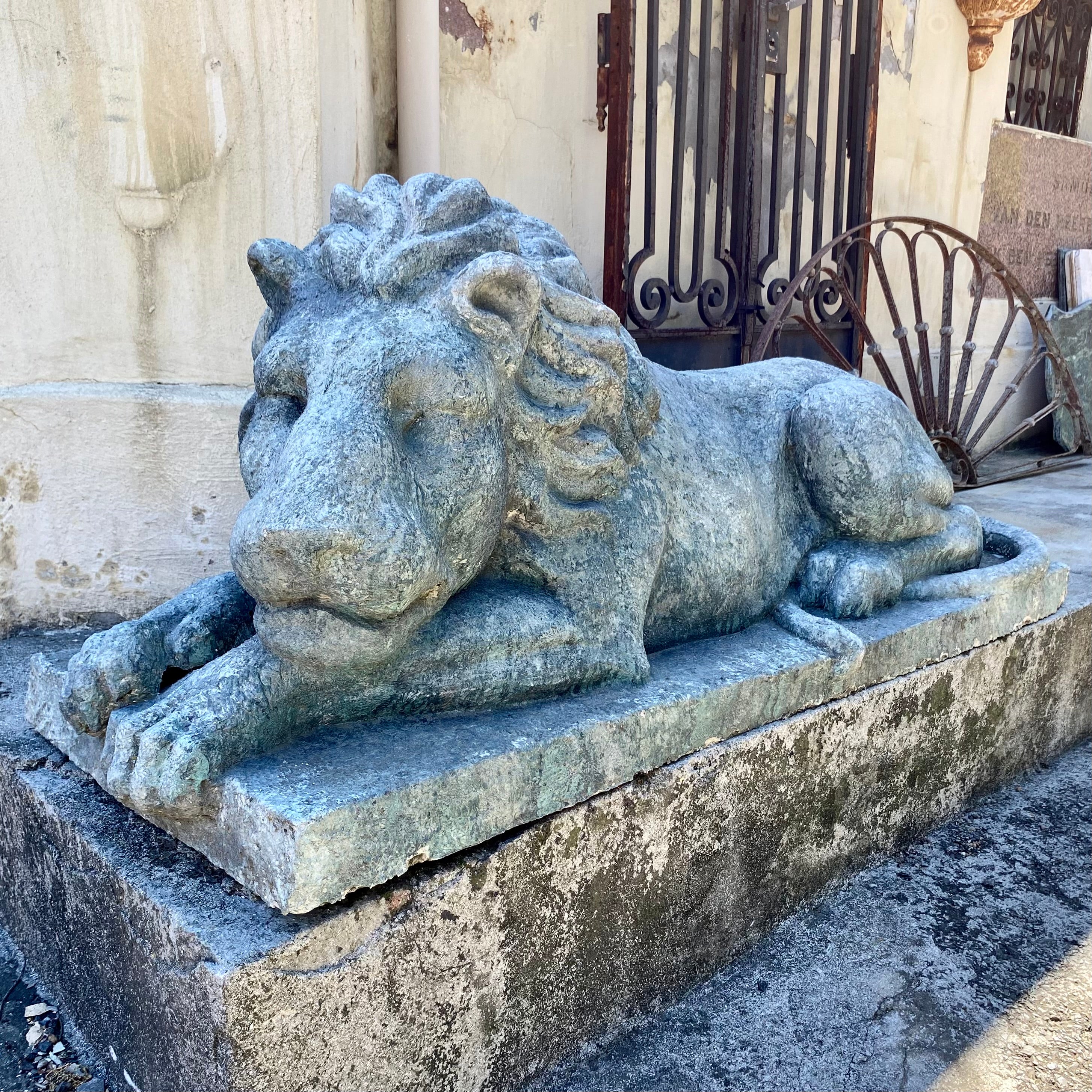 Aged Terracotta Lion