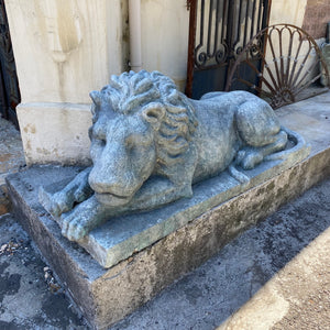 Aged Terracotta Lion