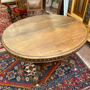 Antique Oak Victorian Dining Table - SOLD