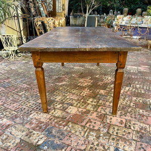 19th Century French Provincial Oak Dining Table