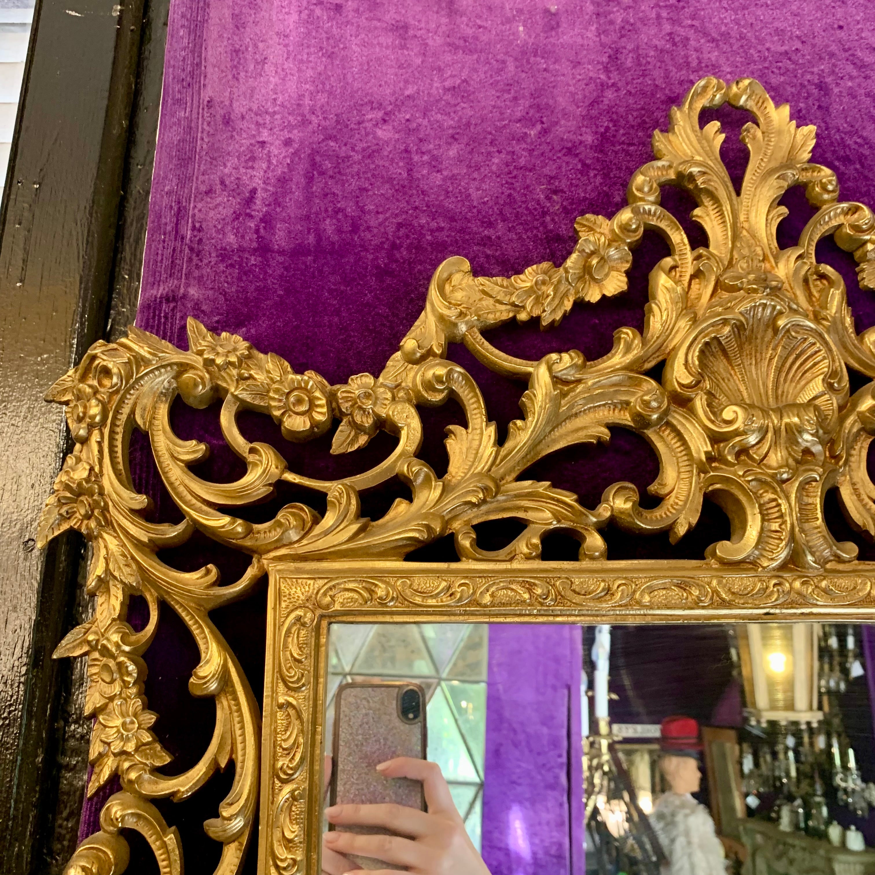 Gorgeous Gold Antique Mirror - SOLD