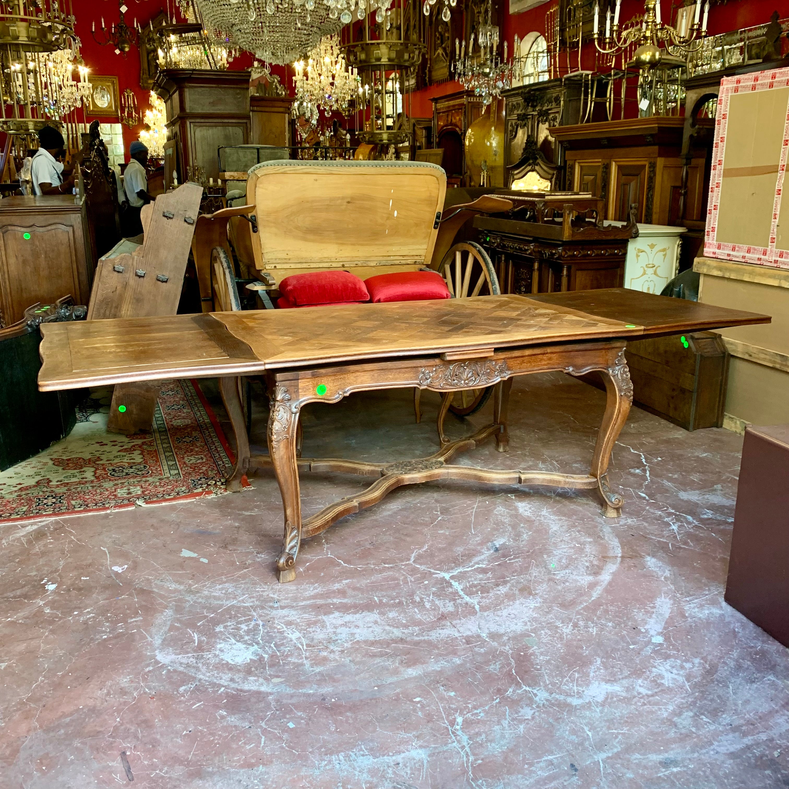 Beautiful Antique French Oak Dining Table