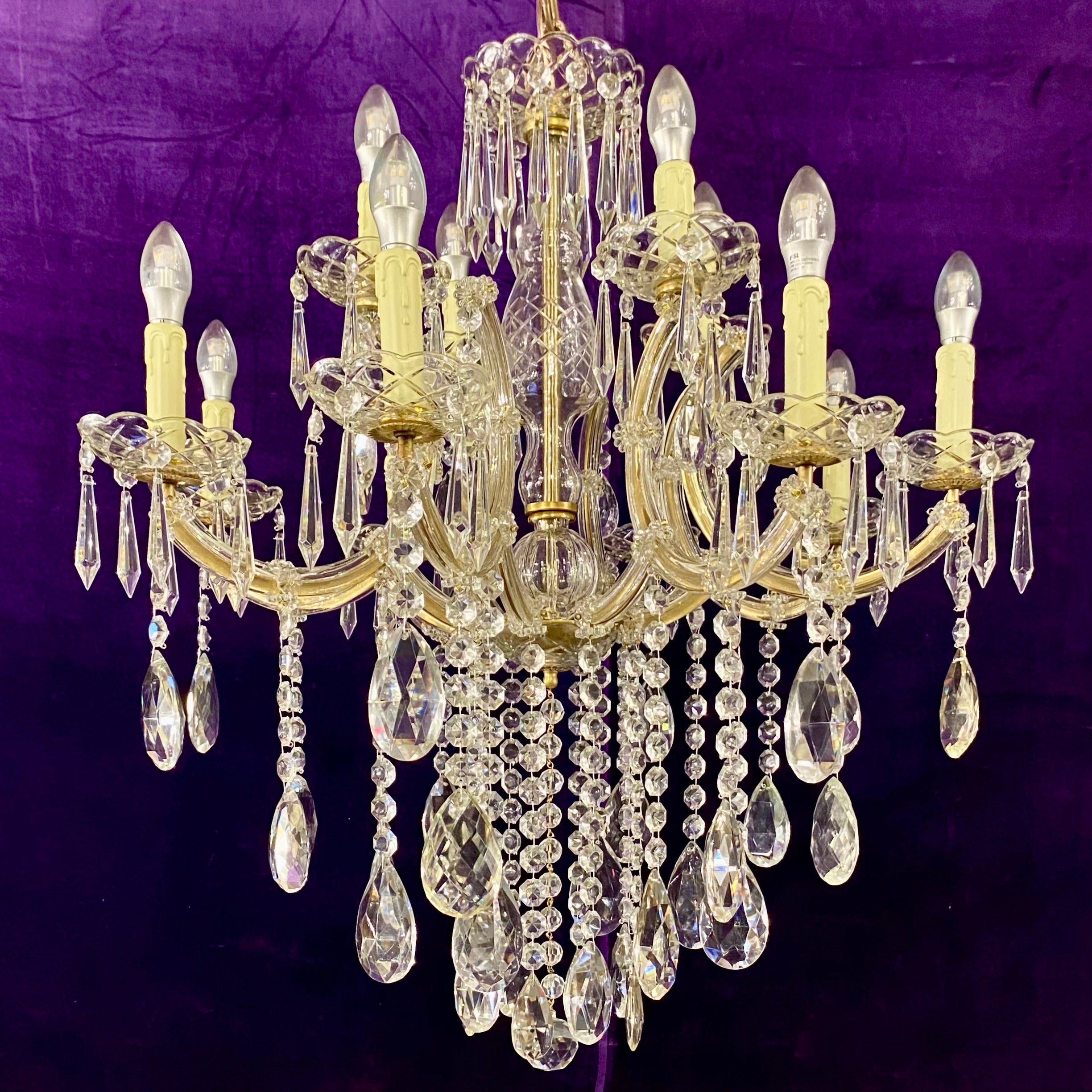 Stunning Antique Maria Theresa Chandelier