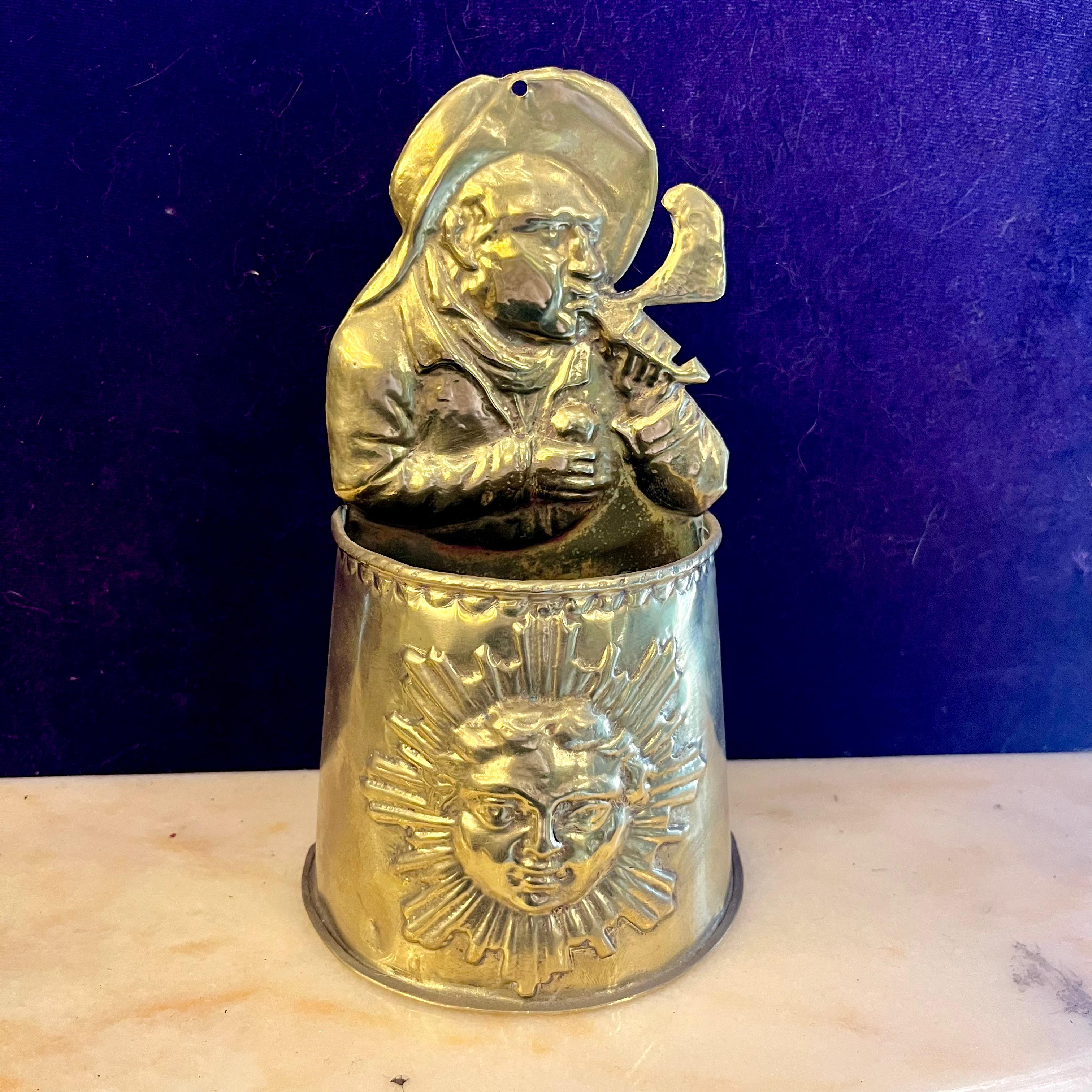 Antique Polished Brass Holder