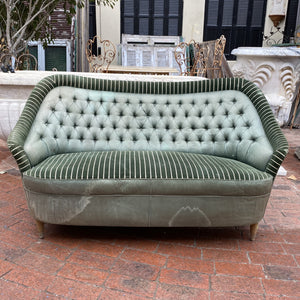 Sassy Sage Green Vintage Sofa