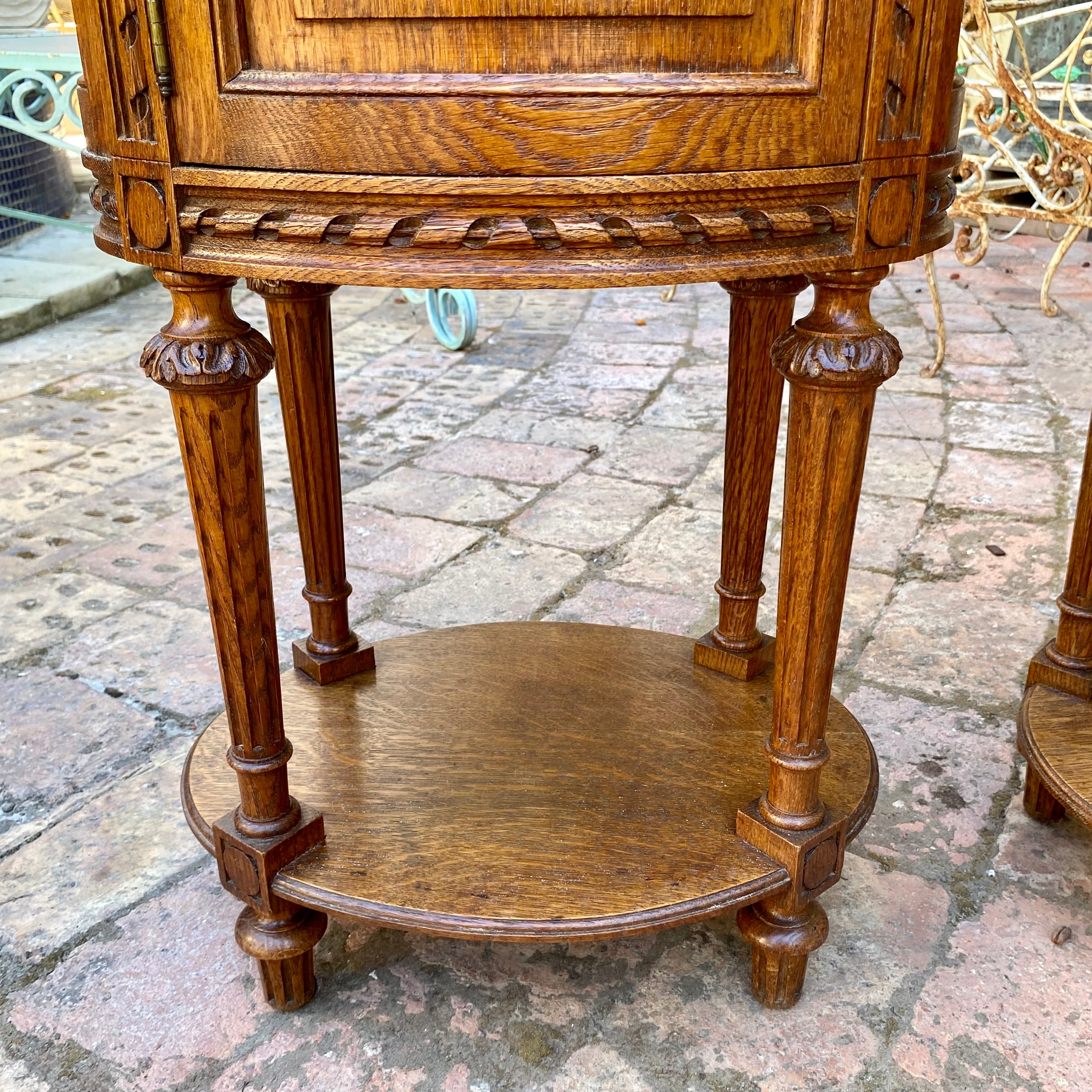 Stunning Pair of Empire Era Bedside Pedestals