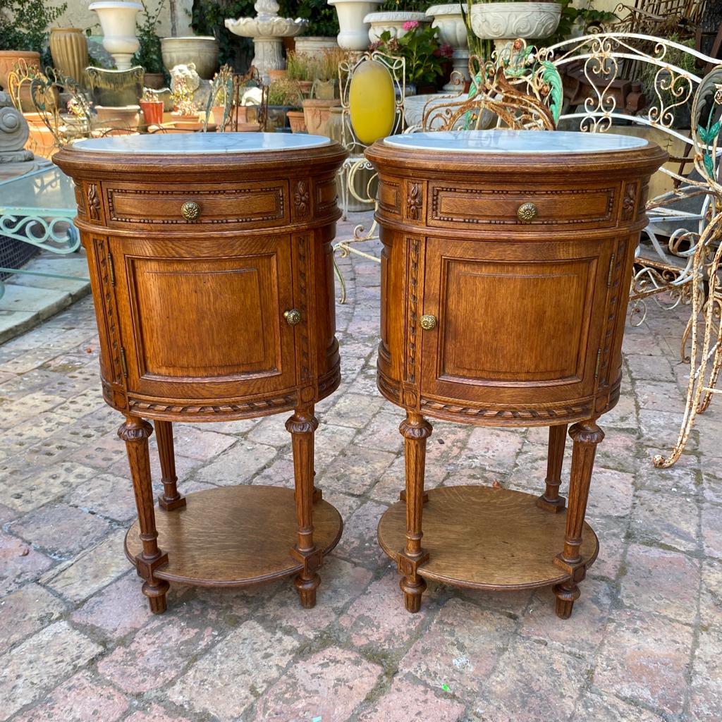 Stunning Pair of Empire Era Bedside Pedestals