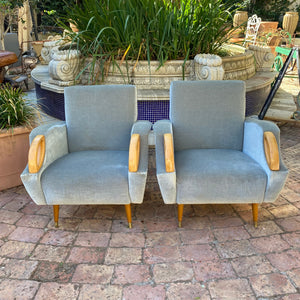 Pair of Vintage Mid-Century Armchairs