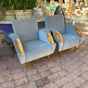 Pair of Vintage Mid-Century Armchairs