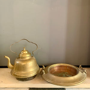 Beautiful Antique Brass Teapot - SOLD