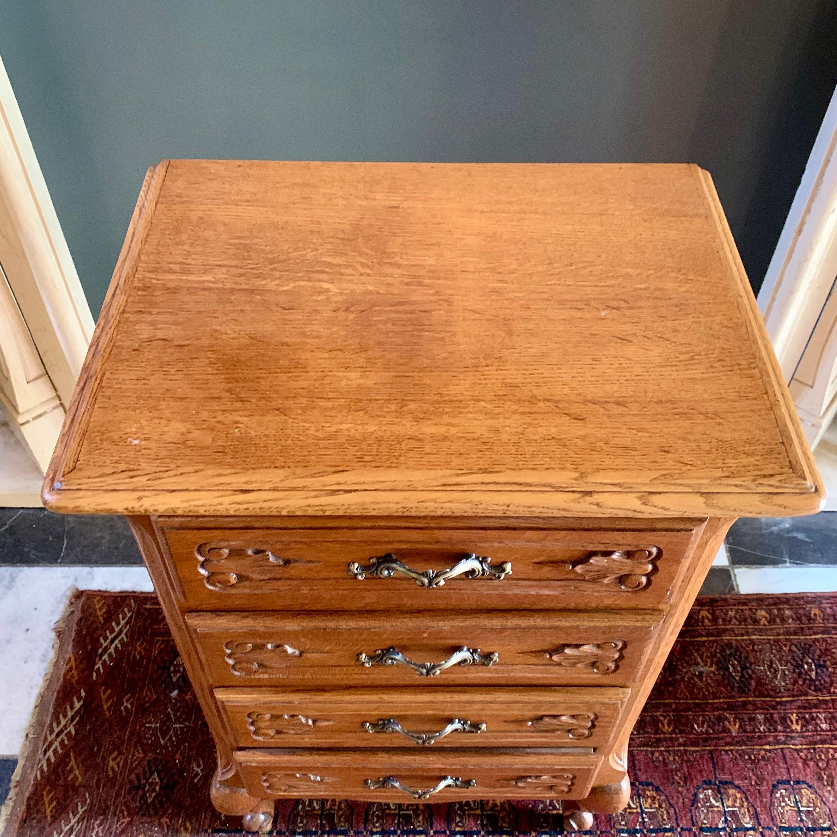 Small Antique Oak Chest of Drawers -SOLD