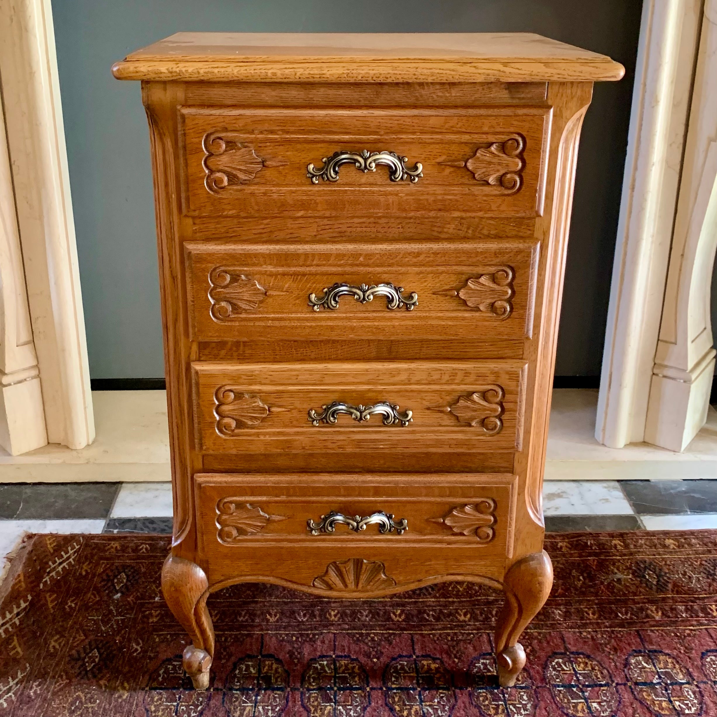 Small Antique Oak Chest of Drawers -SOLD