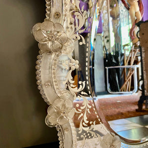 Vintage Venetian Glass Mirror