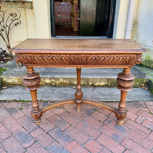 Antique French Oak Console