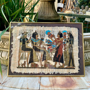 Antique Egyptian Papyrus Artwork