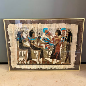 Antique Egyptian Papyrus Artwork