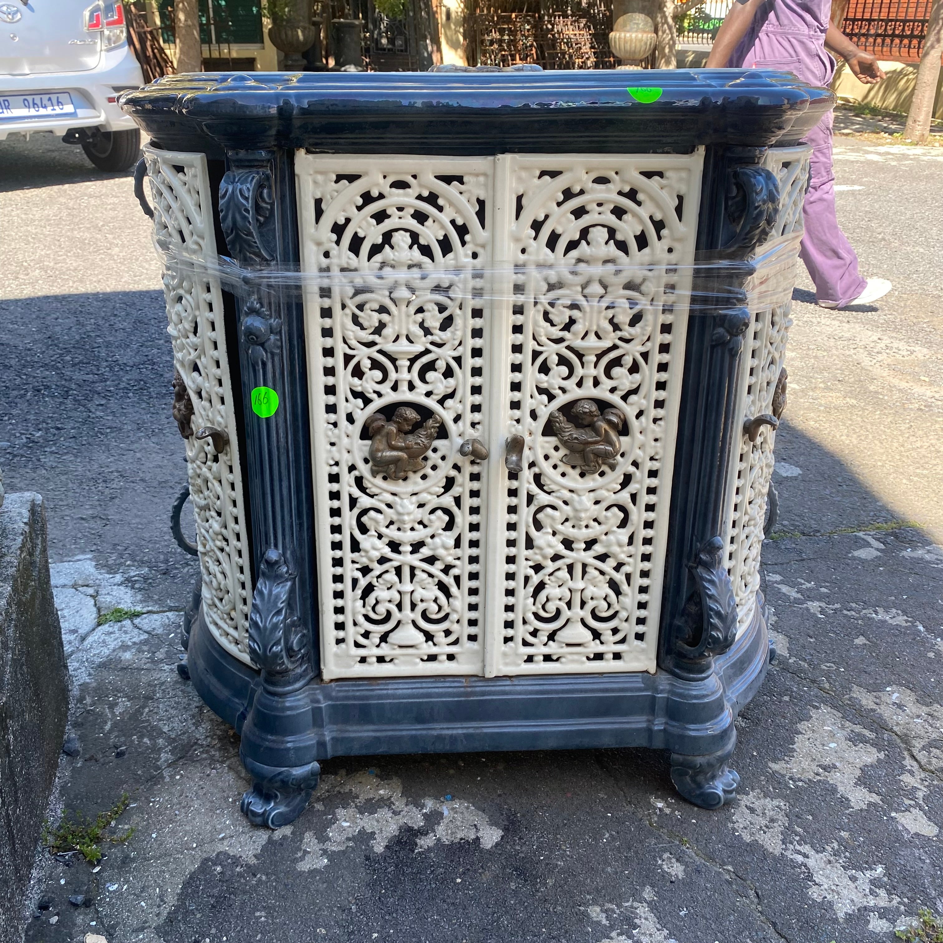 Large Antique Cast Iron Stove